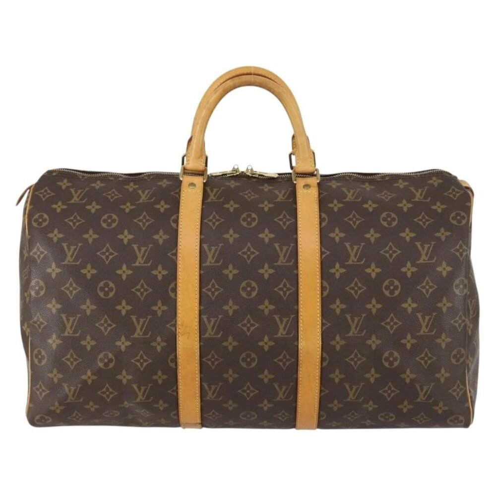 LOUIS VUITTON Monogram Keepall 50 Boston Bag M41426 LV Auth 154808 - Picture 2 of 16